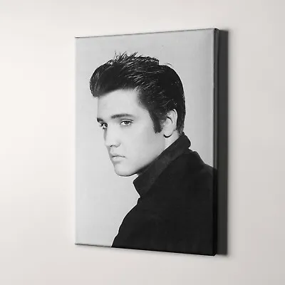 Elvis Presley 1950s Music Canvas Wall Art Print • $49