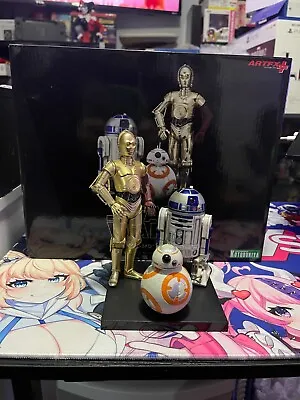 Star Wars - R2-D2 & C-3PO With BB-8 - Kotobukiya / ArtFx+ Figure Model Kit • $89.99
