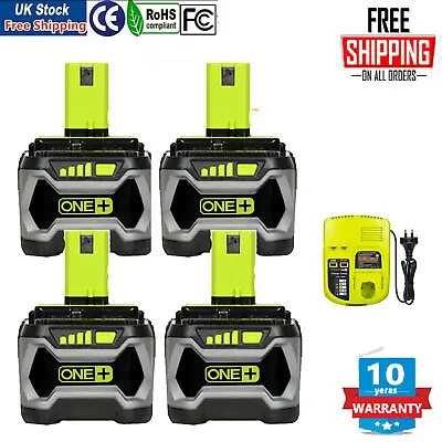 For RYOBI 18V P108 One Plus High Capacity Battery 18 Volt Lithium-Ion NEW PACK • £14.93