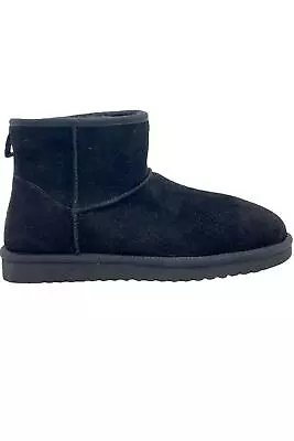 Koolaburra By UGG Suede Mini Boots Koola Black • $47.99