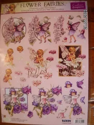 Beautiful Flower Fairies Die Cut Decoupage By Reddy Cards.  No 83525 (567) • £1.10