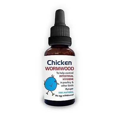 Phytopet Farm & Yard Chicken Wormwood - 50ml For Poultry/Aviary/Caged Birds • £9.49