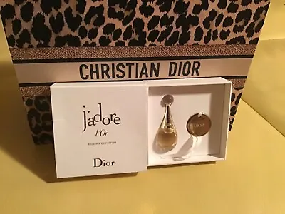 Dior J’Adore L’Or 3.5 Ml Essence De Parfum With Ceramic Diffuser New Travel Set • $38