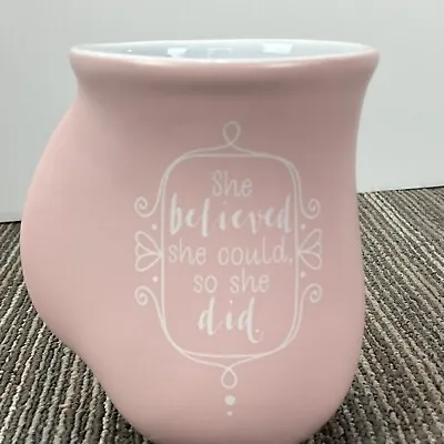 Hand Warmer Mug Lighthouse Christian Products Philippians 4:13 Light Pink Quote • $4.99