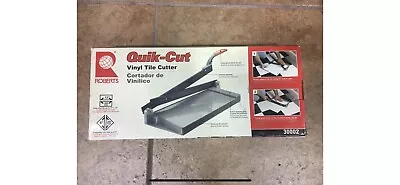 ROBERTS 12 In. Quick-Cut Vinyl Tile VCT Cutter 30002 - USED On Small Project LN • $40