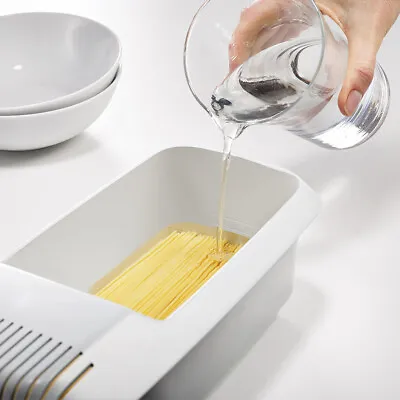 Microwave Pasta Cooker With Strainer Heat Resistant Pasta Boat Spaghetti UK MPF • £23.59