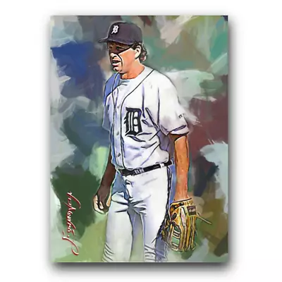 Mark Fidrych #25 Art Card Limited 16/50 Edward Vela Signed (Detroit Tigers) • $5.99