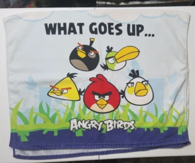£12.85 • Buy Kids Angry Birds Must Crush Pigs! What Goes Up... Beach/bath Towel Sz 44  X 28 