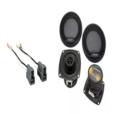 Fits Mitsubishi Eclipse 1989-1994 Front Dash Replacement Harmony HA-R4 Speakers • $39.99