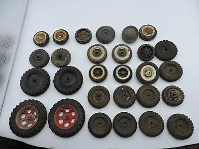 Vintage Toy Car Truck Pressed Steel Wheels Tires Parts Lot Tonka/Buddy L/Nylint+ • $79.99