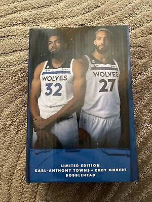 2023 Karl-Anthony Towns & Rudy Gobert Bobblehead Minnesota Timberwolves SGA 2/16 • $20