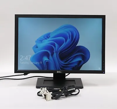 Dell E2210f 22  1680x1050 60 Hz 5ms Widescreen LCD Monitor W DVI Power Cables • $32.99