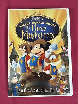 WALT DISNEY The Three Musketeers (DVD 2004) - MICKEY MOUSE - Donald Duck -GOOFY • $2.99