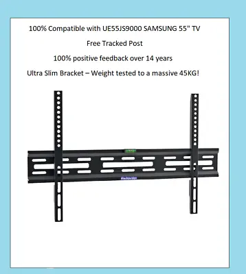 UE55JS9000 SAMSUNG 55  SLIM TV BRACKET WALL MOUNT LCD Screen Fixing NEW • £15.99