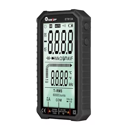 Digital Multimeter LCD DC/AC Current Volt Capacitance Resistance Test Detector • $33.11