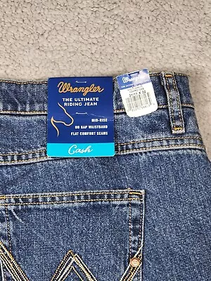 Wrangler Retro Relaxed Boot Mens Size (31/11x32) Blue Jeans Mid Rise Dark A0053 • $16.96