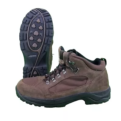 Lands End Men’s Brown & Black Waterproof Hiking Winter Insulated Boots Size 13D • $24.47