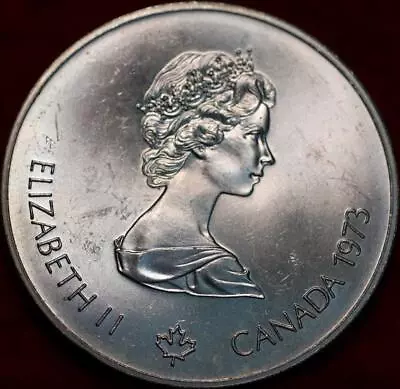 Uncirculated 1973 Canada $5 Silver Foreign Coin • $1.25