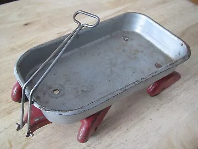 Antique Wyndotte Toy Wagon From 20's Wood Wheels With Streamlined Fender Covers • $69