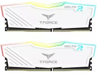 TEAMGROUP T-Force Delta RGB DDR4 32GB (2x16GB) 3600MHz (PC4-28800) CL18 Desktop • $79.79