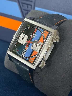 TAG Heuer Monaco Gulf Steve McQueen Special Edition CAW211R.FC6401 BRAND New • $9200