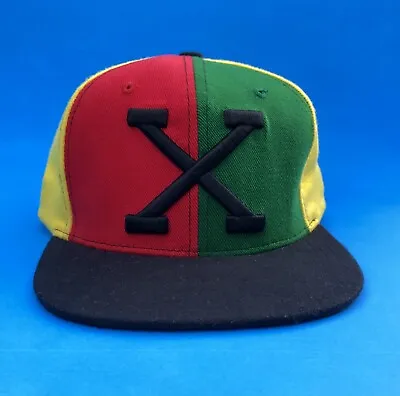 Vtg 90s Malcolm X - Raised X - Snapback Hat   • $199