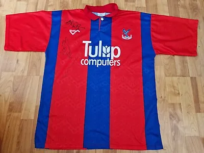 £179.99 • Buy Vintage Crystal Palace 1992-1993 Mens Xl Home Football Shirt Ribero Signed