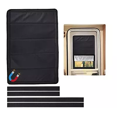 $23.11 • Buy RV Window Cover Magnet Camper Door Shade Foldable RV Door Shade RV Blackout W...