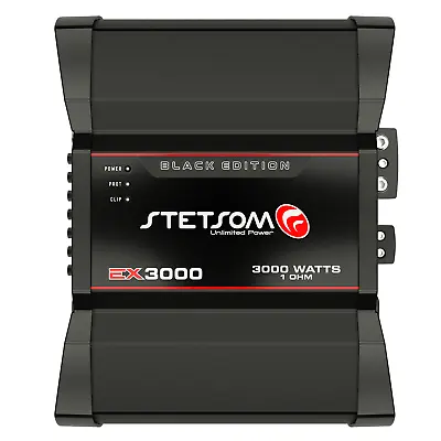 Stetsom EX 3000 Amplifier 1 Ohm Monoblock Full Range Car Audio Amp • $209.99