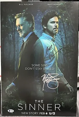 Bill Pullman Signed The Sinner Photo 12x18 Matt Bomer Autograph Poster Bas Coa • $149.99