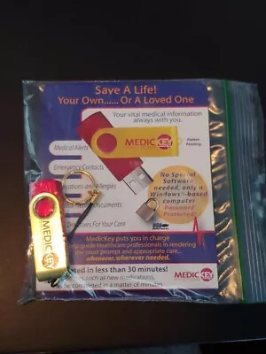 MEDFlash Portable Medical USB Storage (In Case Of Emergency) • $18