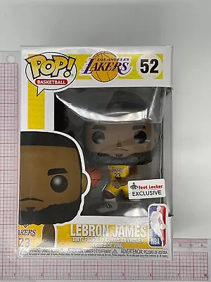 Funko Pop! LeBron James Lakers - Foot Locker Exclusive #52 SEE PICS C01 • $18.99