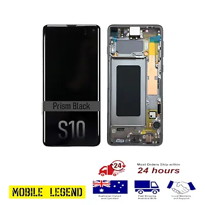 OEM OLED Display Screen Replacement With Frame Fit For Samsung S10 G973F. • $289.99