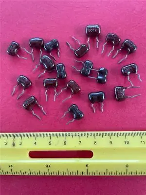 1000pF 100v RADIAL SILVER DIPPED MICA Capacitors ( Qty 10 ) *** NEW *** • $9.99