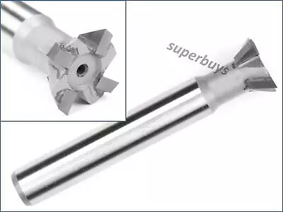 20mm 60 Degree Carbide 4Flute Dovetail End Mill Cutter Metalwork Cutting Endmill • $19.54
