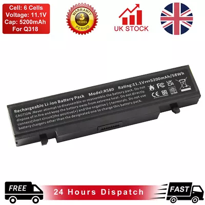 Battery For Samsung R428 RV510 R530 R580 R730 AA-PB9NC6B AA-PB9NS6B AA-PB9NC6W • £15.99