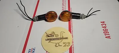 Harley Davidson Chopper Bobber Custom Small Mini Turn Signals Blinkers Legal! • $15.99