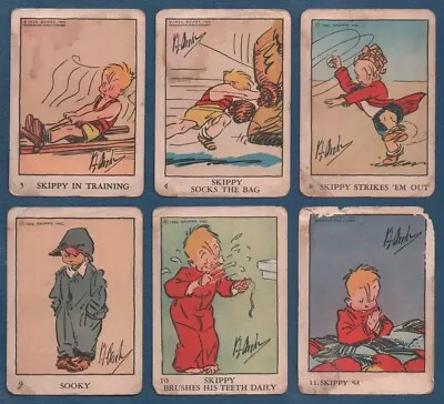 $1.99 • Buy 1933 Wheaties Skippy 6 Different Card Lot Baseball Boxing