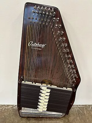 Oscar Schmidt 15 EBH 36 String 15 Chord Autoharp 1975 Vintage W/ Case • $149