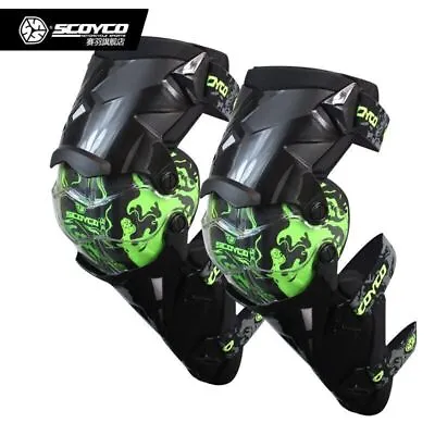 SCOYCO Motorcycle Knee Elbow Pad Armor MTB Bike Motocross Racing Protector Guard • $78.98