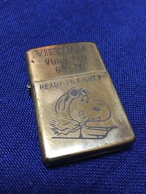 Used ZIPPO Lighter Vietnam Authentic Vintage Snoopy 69-70 • $255