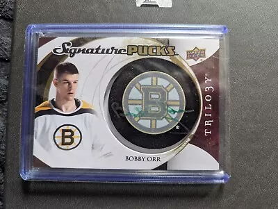 Bobby Orr  Trilogy Signature Puck Auto Upper Deck • $116.58