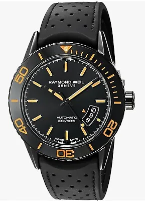 Raymond Weil 2760-SB2-20001 Freelancer Men's Watch - Black Automatic • $1100