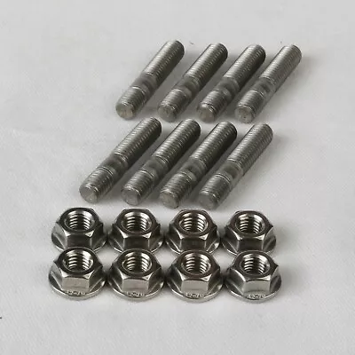$14.86 • Buy M8 X 40 Stainless Steel Exhaust Studs & Flange Nuts Suzuki GS750E GS1000 GS1100