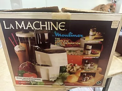 Moulinex La Machine Deluxe Food Processor Model #354 With Accessories-Powerful • $125