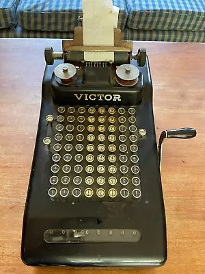 Antique VICTOR Adding Machine Vintage 1920's Era SN: 27069 • $270