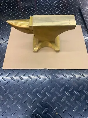 Brass Anvil 34 Pounds 12 Inches Long Good Condition • $400