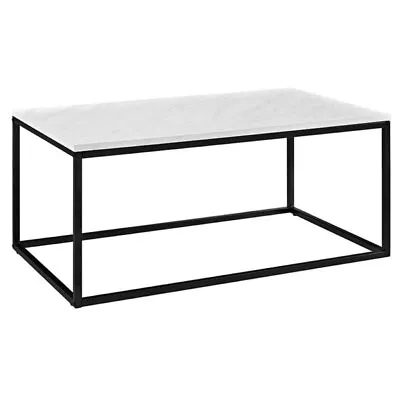 Pemberly Row Open Box Coffee Table In Marble • $106.99