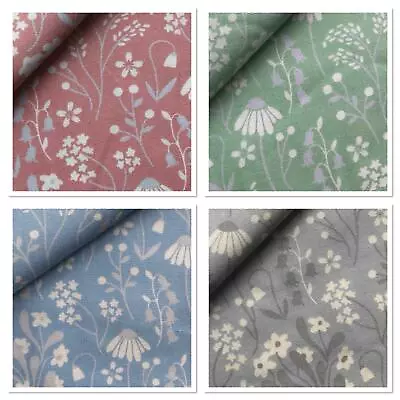 Rose & Hubble Daisy Floral - 100% Cotton Fabric Crafts Quilting FQ's Metres NEW • £4.89