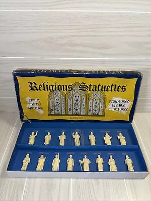 Marx Religious Statuettes 15-Piece Set With Christ & His Apostles Nativity Box • $169.95